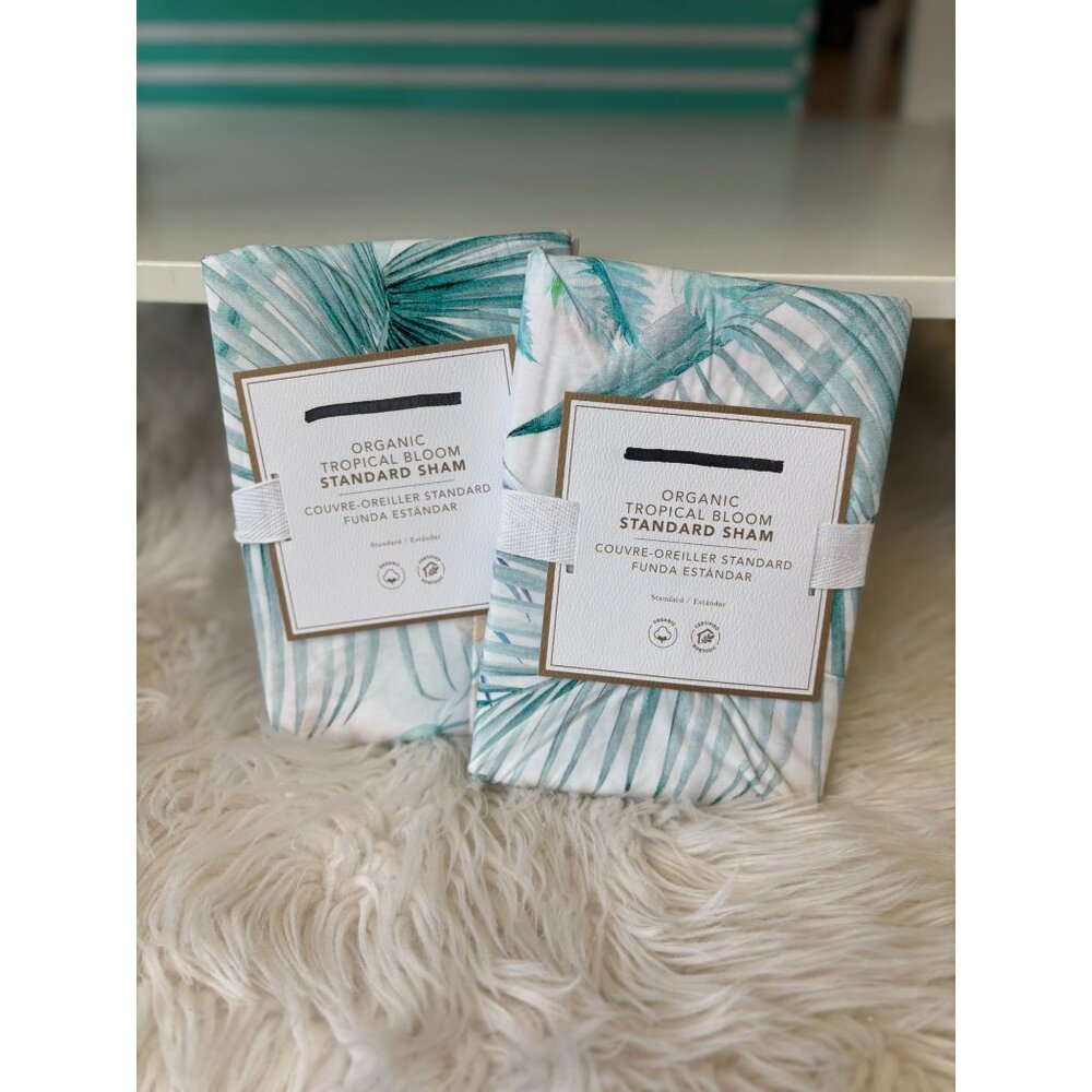 Pottery Barn Teen Tropical Bloom Organic Standard Sham Set